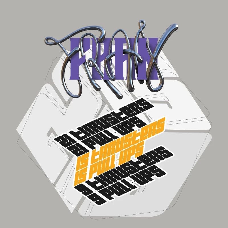 Fran Hero WOD Cross-Training leichte Grafikversion