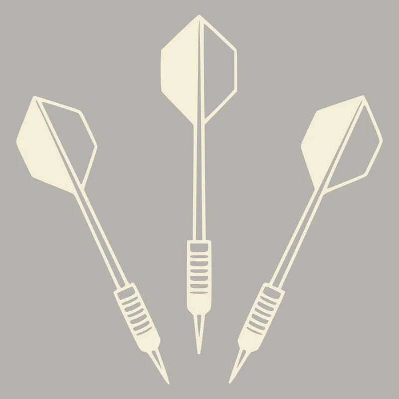 Drei Dartpfeile - Darts Set