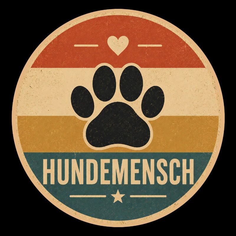 Hundemensch Retro