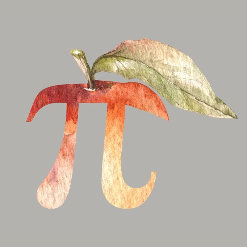 Cadeaux de science de maths de Pi jour, signe de Pi. Amants de maths