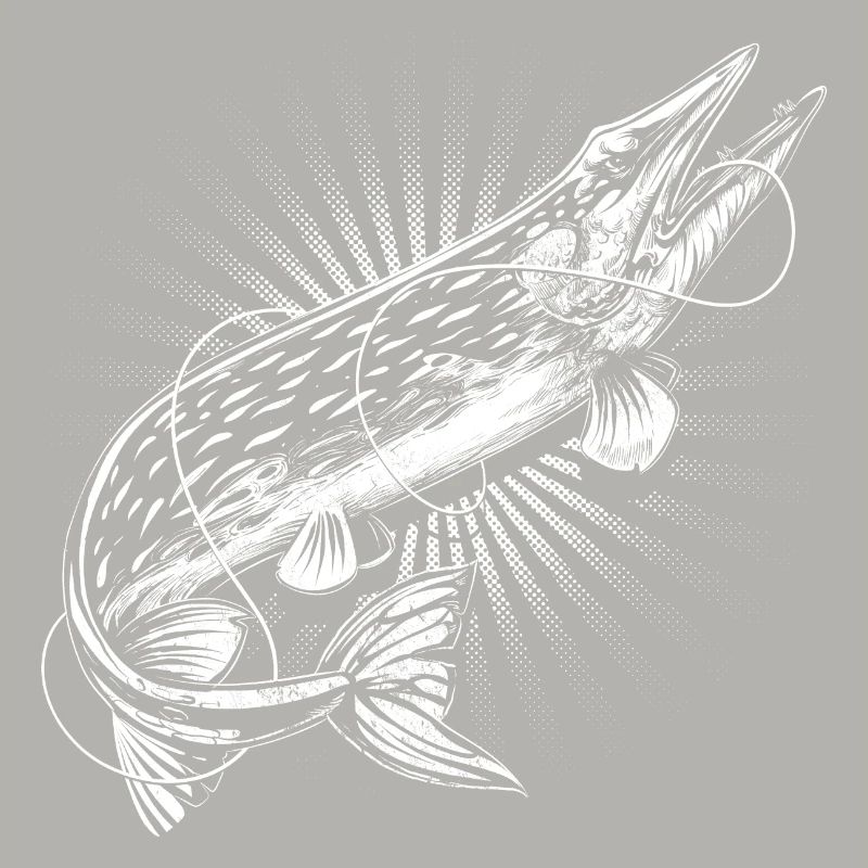Pêcheur de brochet