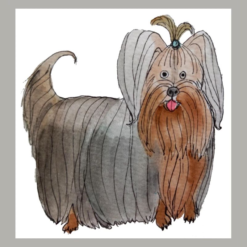 Yorkshire Terrier Aufkleber