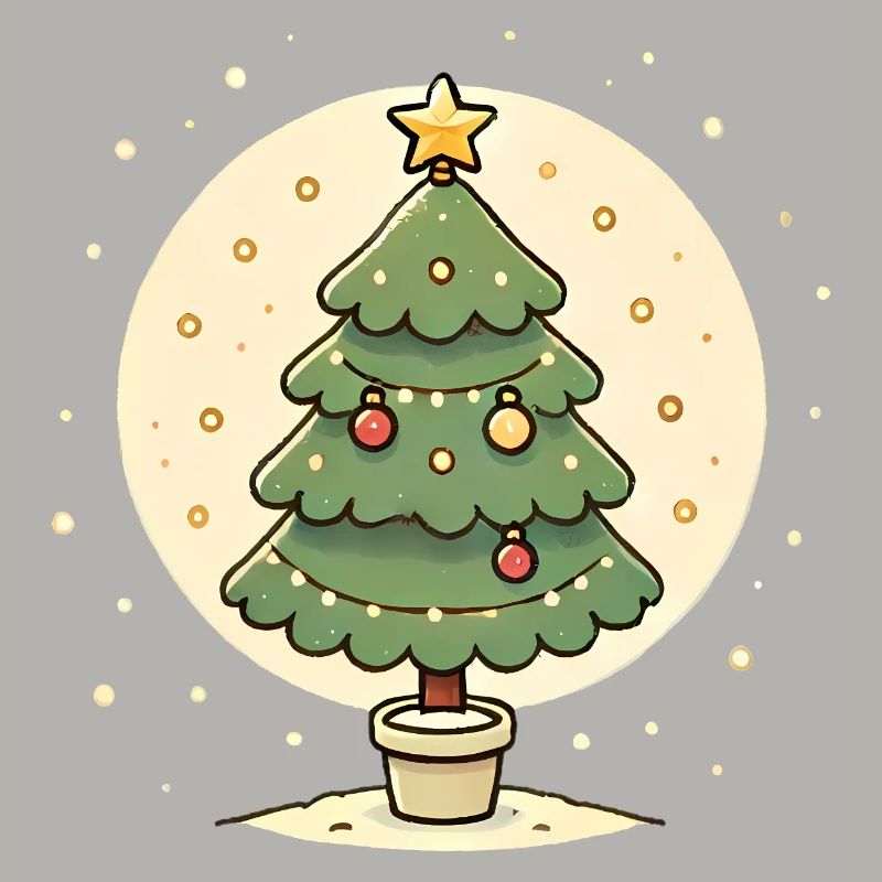 Believe in Magic Christmas Tree Design