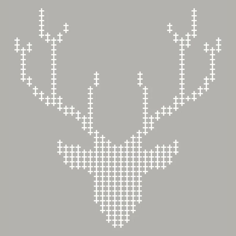 Pixel Deer-Geweihe
