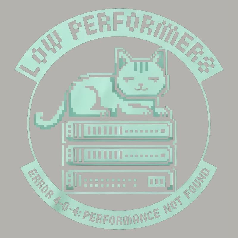 Low Performers Cat Server Pixel Art