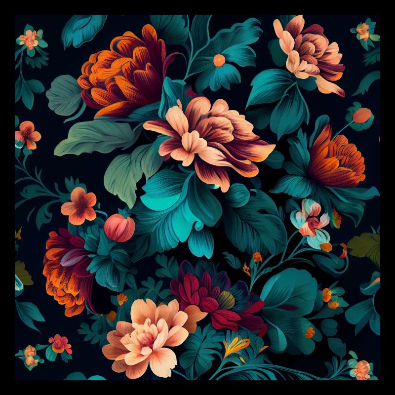 Motif de fleurs botaniques