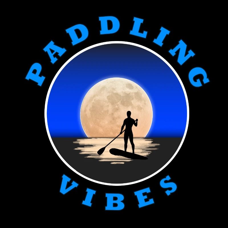 Paddling Vibes - Moon - Paddle Boarder