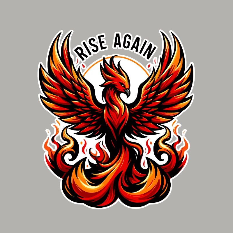 Rise Again - Phönix Illustration