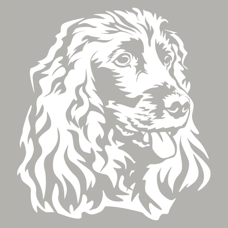 Cocker Spaniel head "Black Edition"