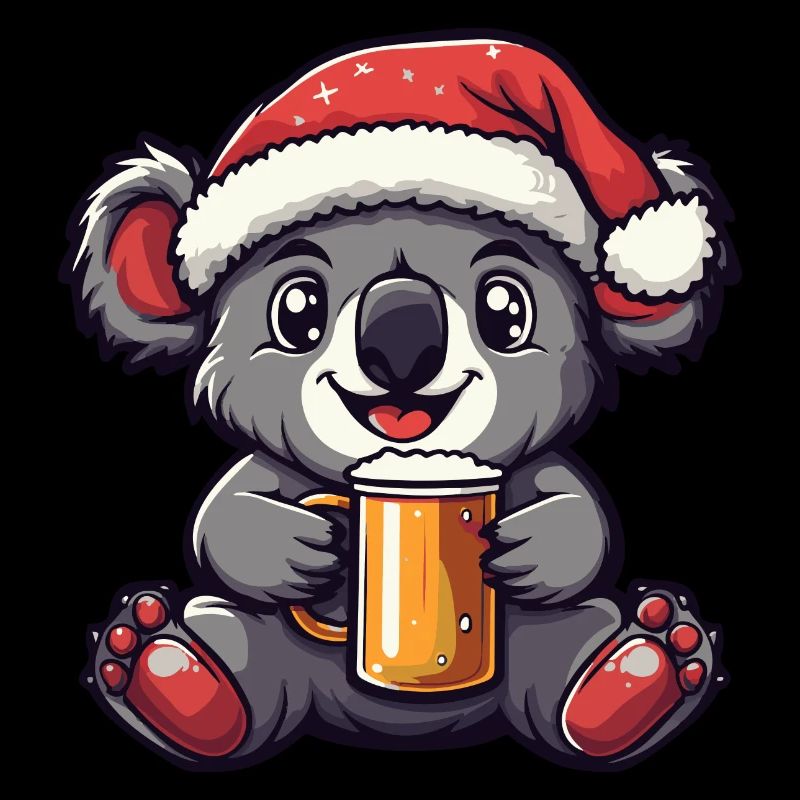 Koala Weihnachten Bier