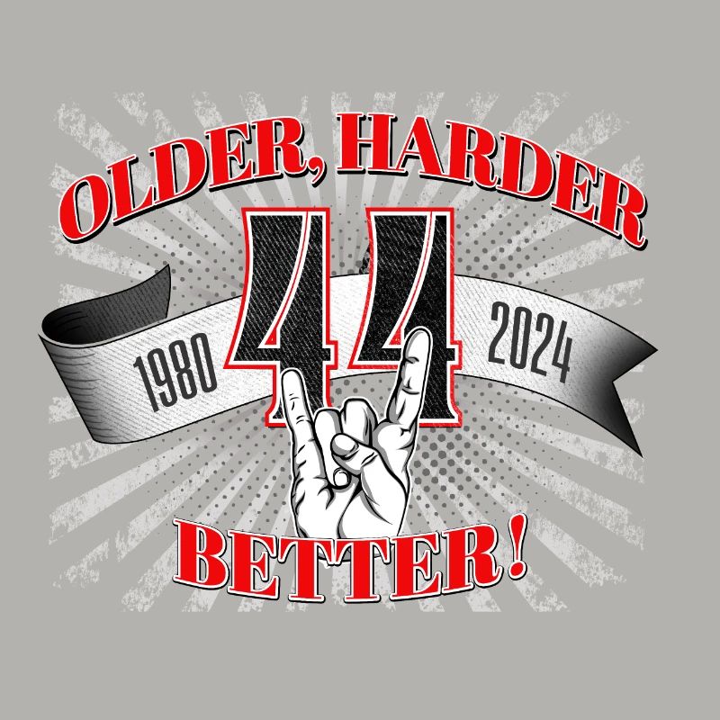 44. Geburtstag eines Metalfan oder Motorradfahrer