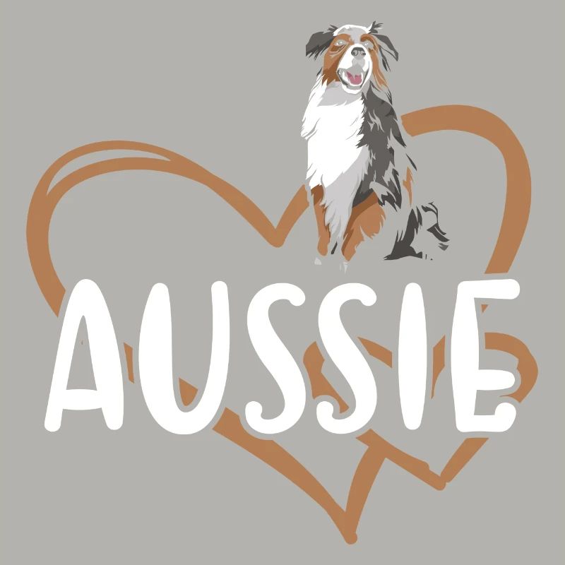 Dog Aussie Heart