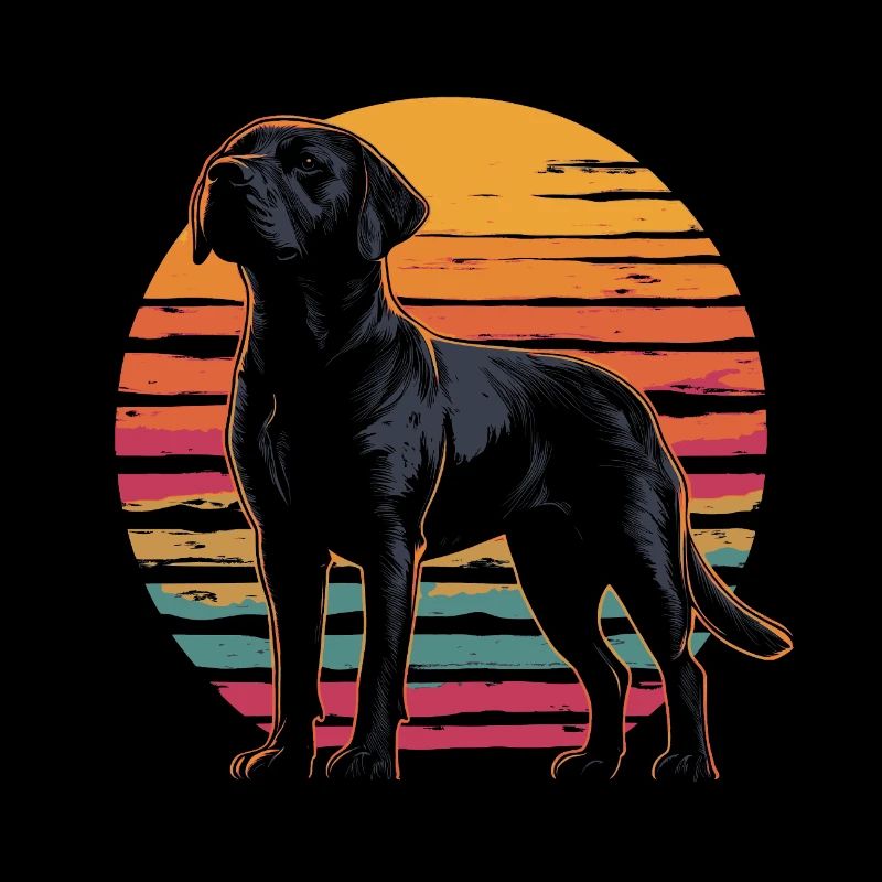 Labrador Vintage Sunset