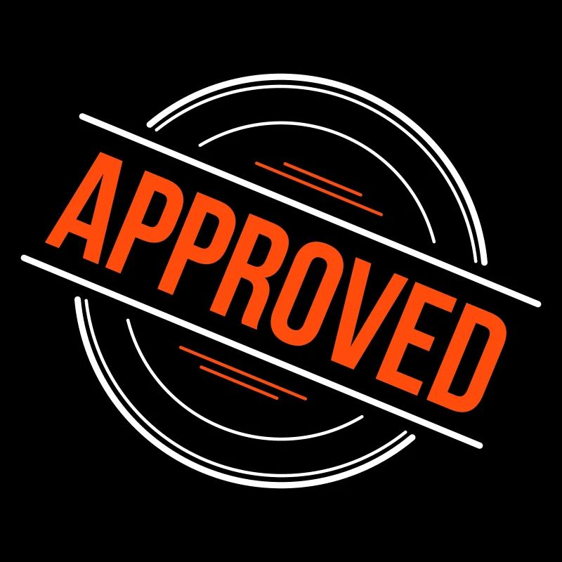 Approved Stempel – 2 Farben