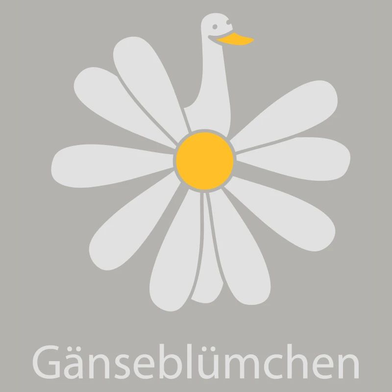 Gänseblümchen mit Gans
