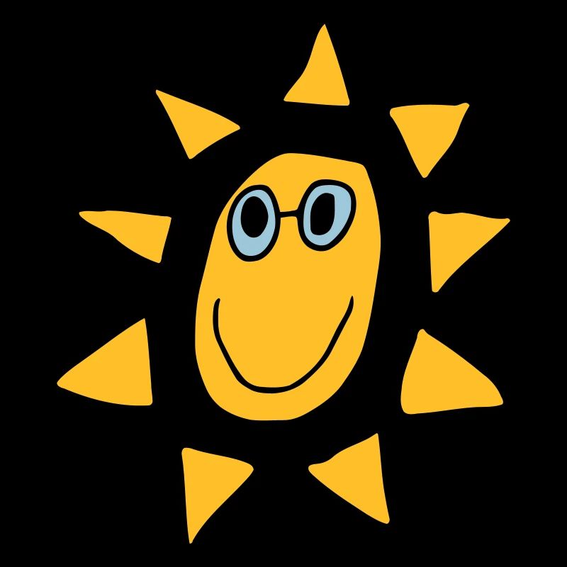 Dessin d’enfants soleil joyeux
