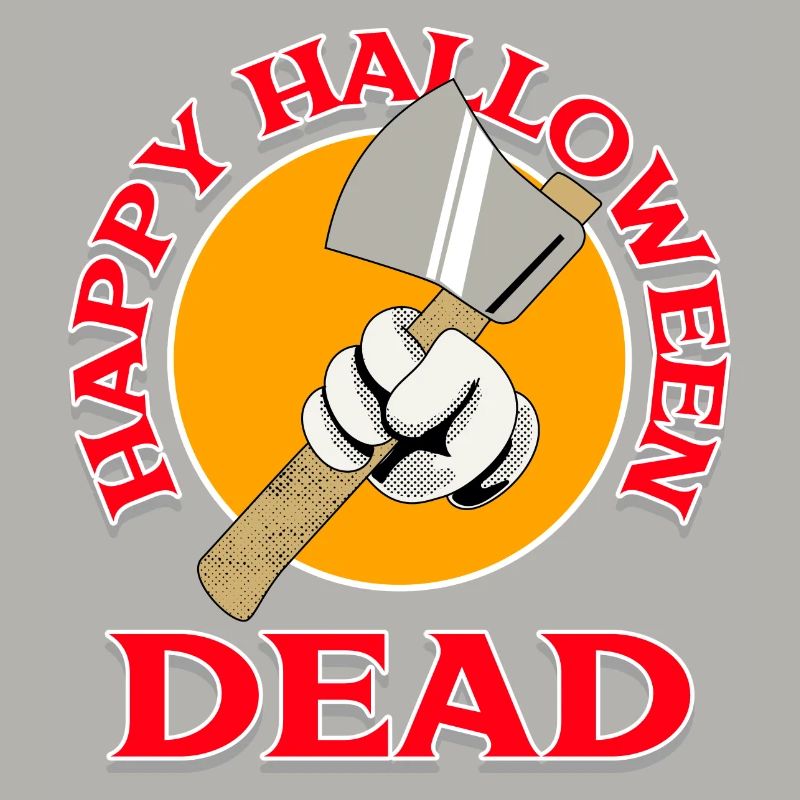Halloween Axt mit Totendesign