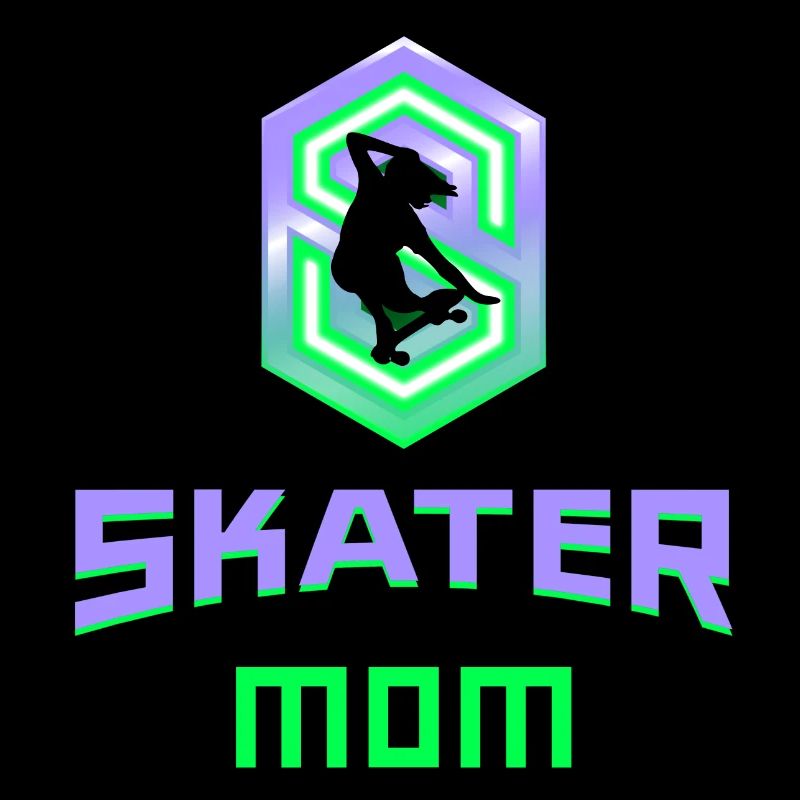 Skater Mom Mama Mutter Skatboard cool Geschenkidee
