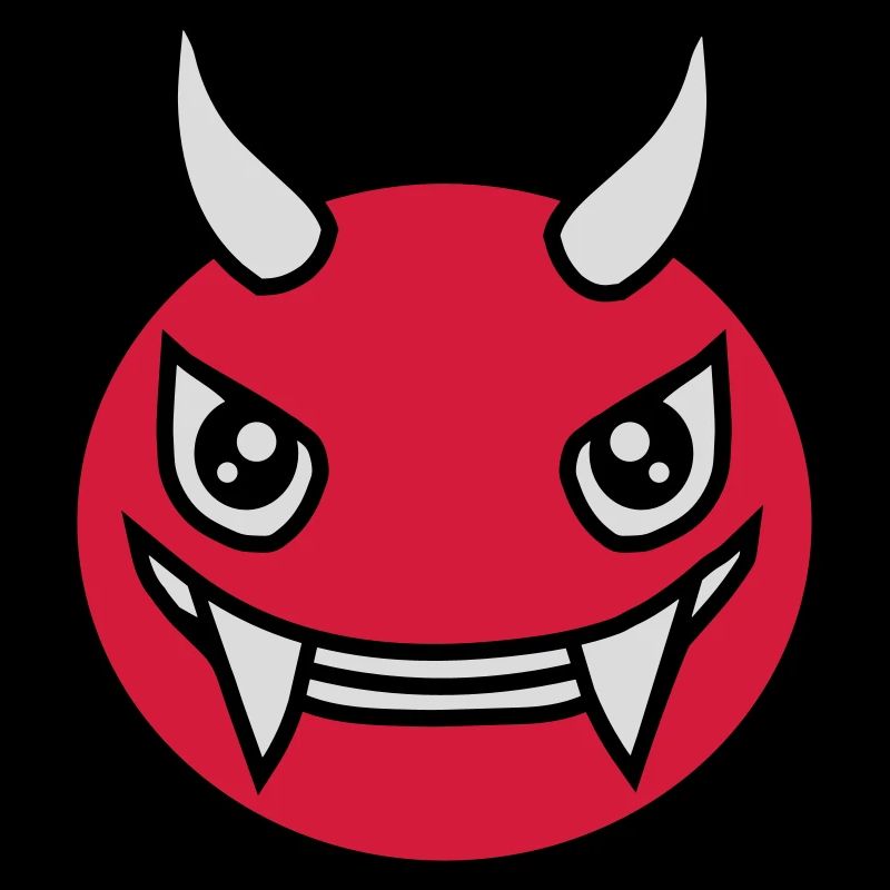 Devil Monster Design Face