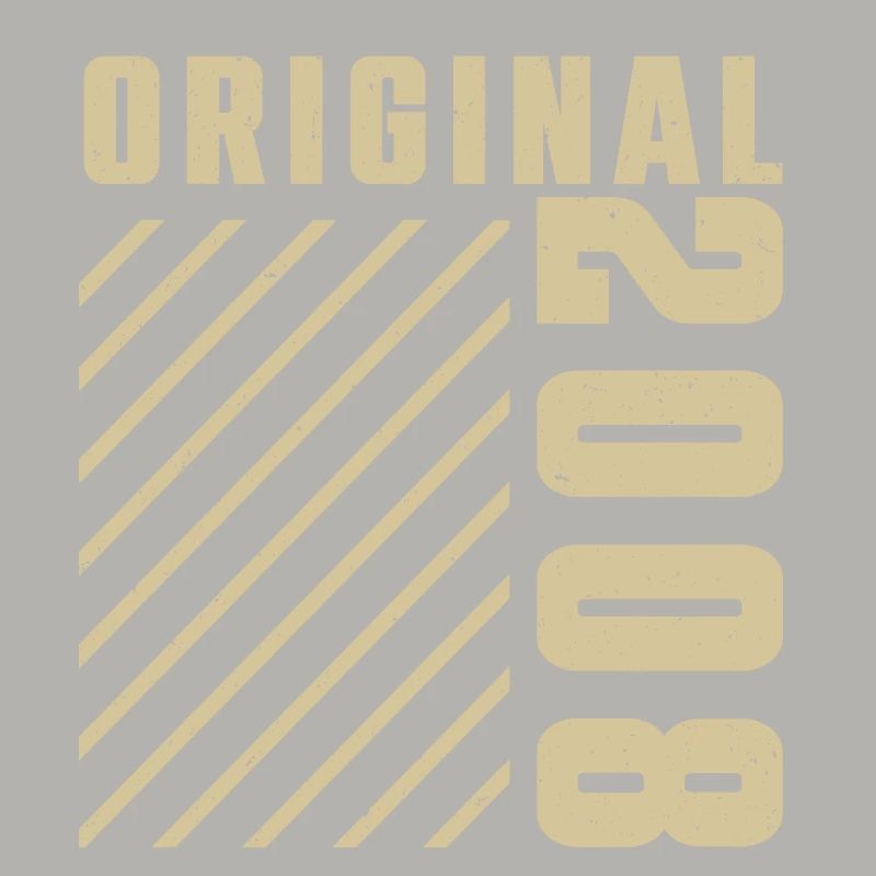 Original 2008 Authentic 2008 Vintage Bursdag