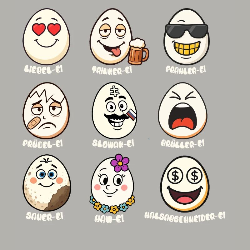 Wortwitziges Eier-Allerlei 