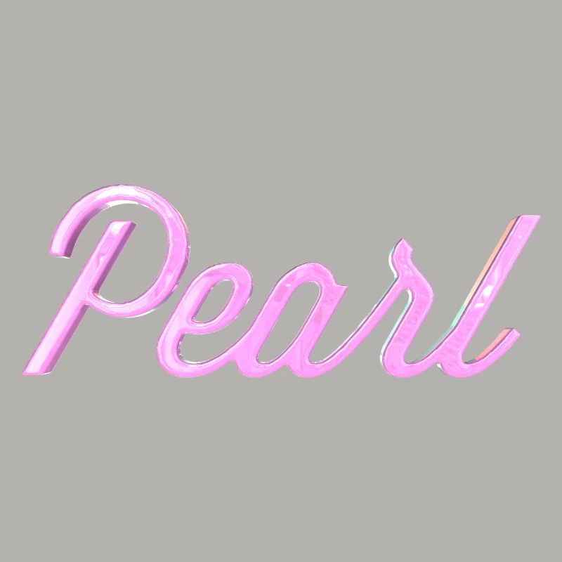 Pearl Stylized Text