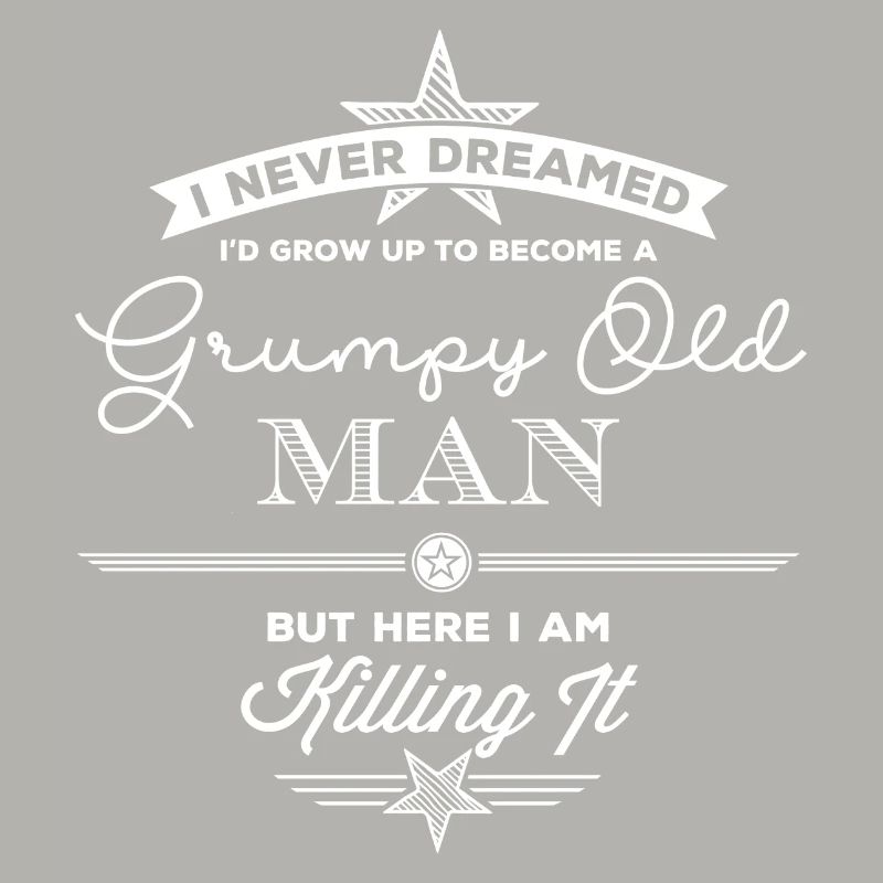 Grumpy Old Man white edition