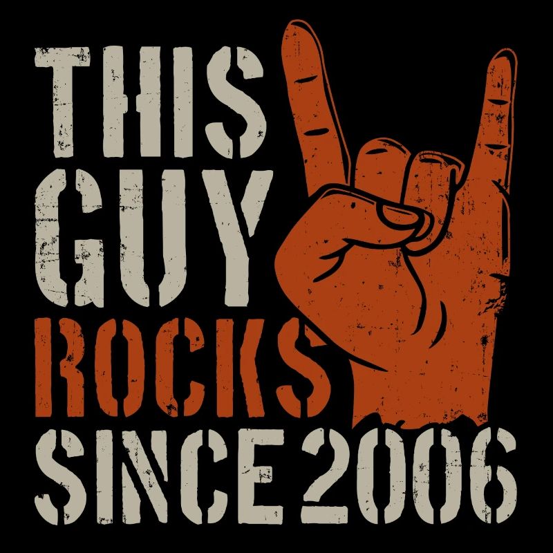 This guy has been rocking since 2006 vintage birthday