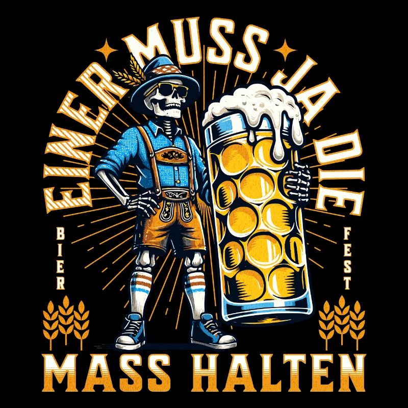 EINER MUSS JA DIE MASS HALTEN