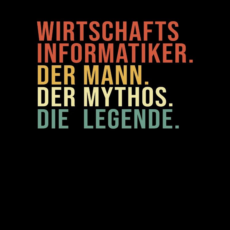 Wirtschaftsinformatiker Mann Mythos Legende