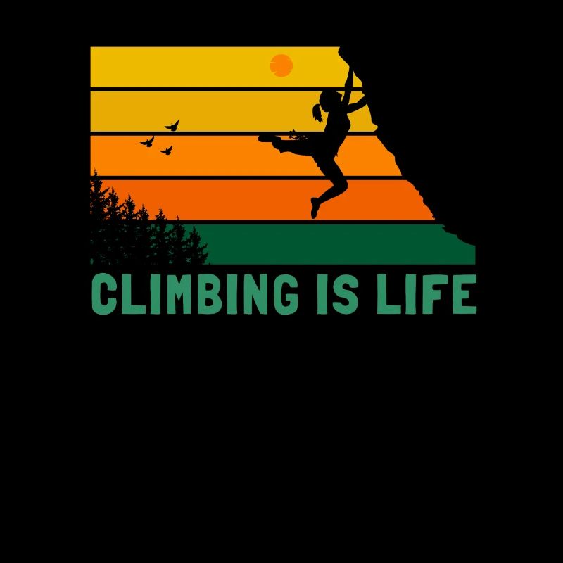 Climbing is Life Sportklettern Speedklettern