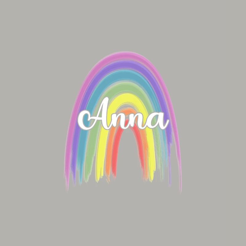 ANNA Rainbow Cursive