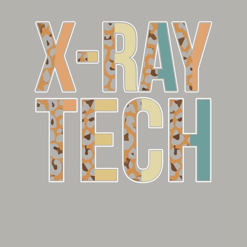 X-Ray Tech Radiology Design For Radio Technician
