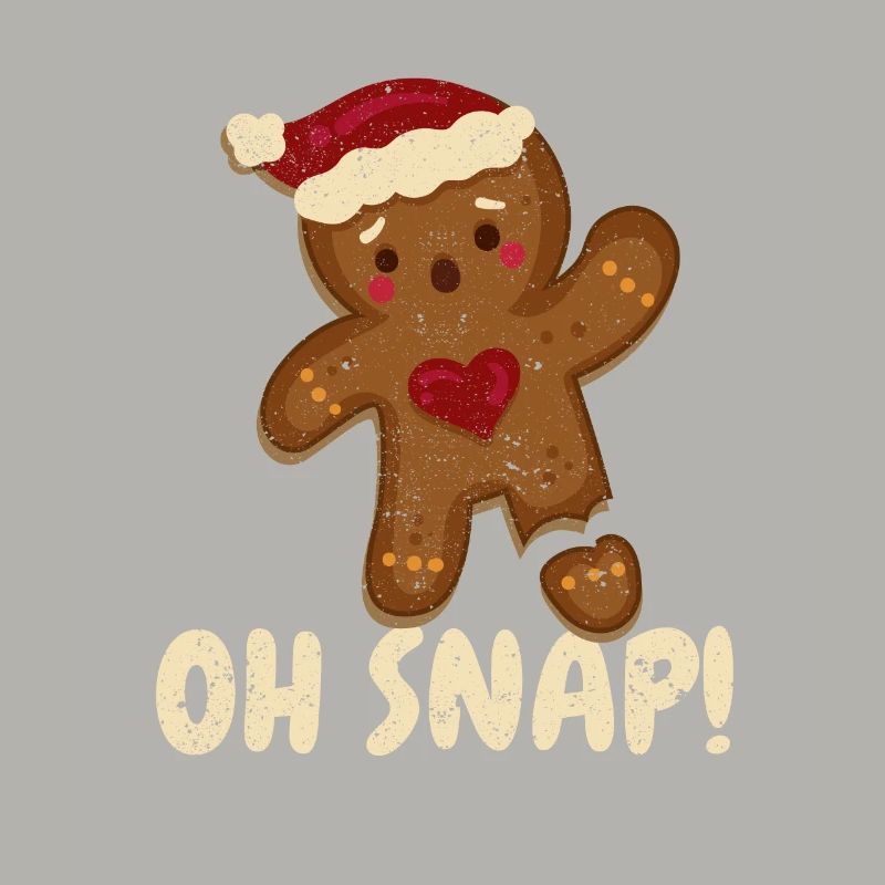 Oh Snap Gingerbread Man Cookie Broken Leg