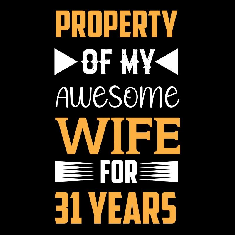 31 Years Married Linden Wedding Gift