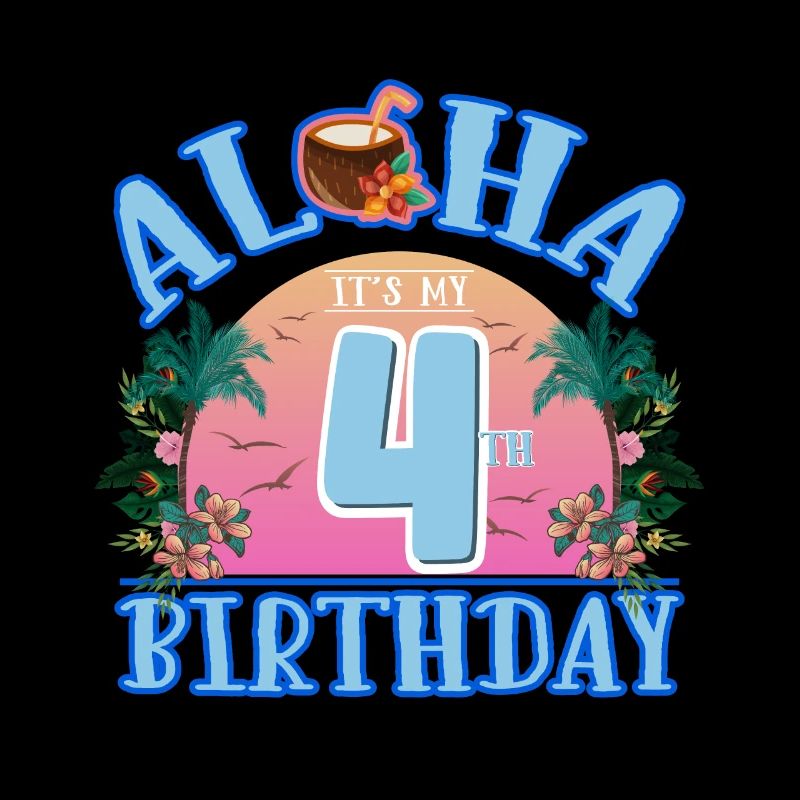 Aloha c’est ma boisson à la noix de pour mon 4ème anniversaire et