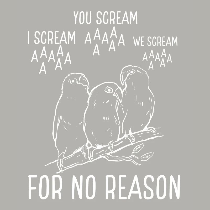 Parrot cry or no reason