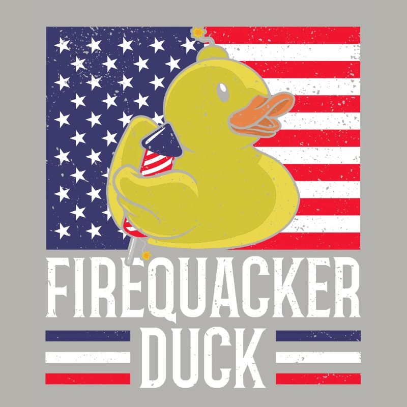 Firequacker Duck 4 juillet Firecracker