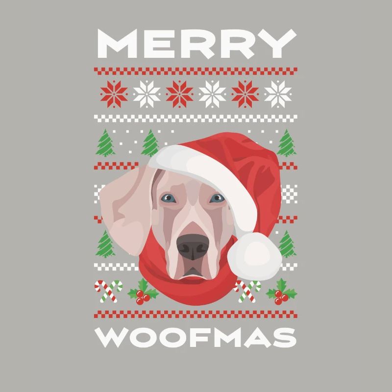 Joyeux Noël Weimaraner