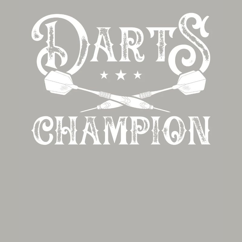 Champion de fléchettes avec étoiles