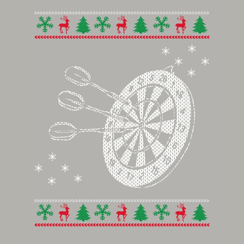 Jeu de fléchettes à Noël
