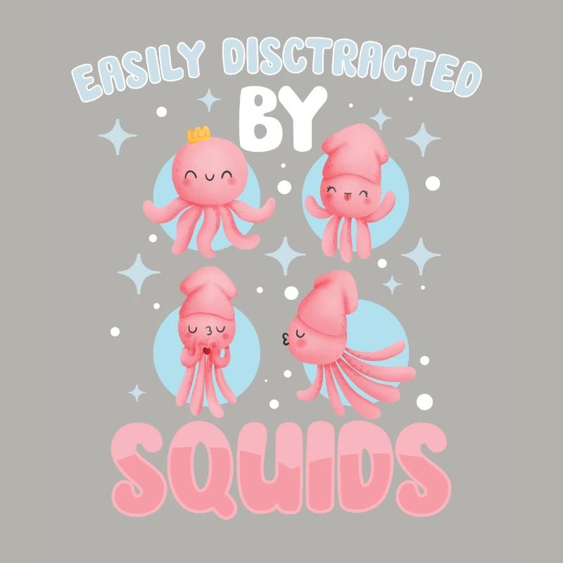 Squid Lovers Octopus Funny