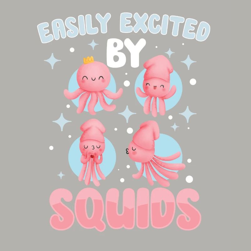 Squid Lovers Octopus Funny