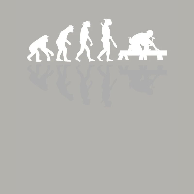 Human Evolution Carpenter Woodworkers Woodworking