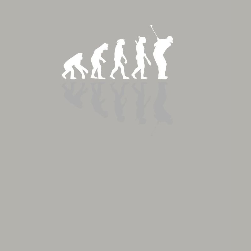 Golfing Human Evolution Golfer Humor Golf Playera