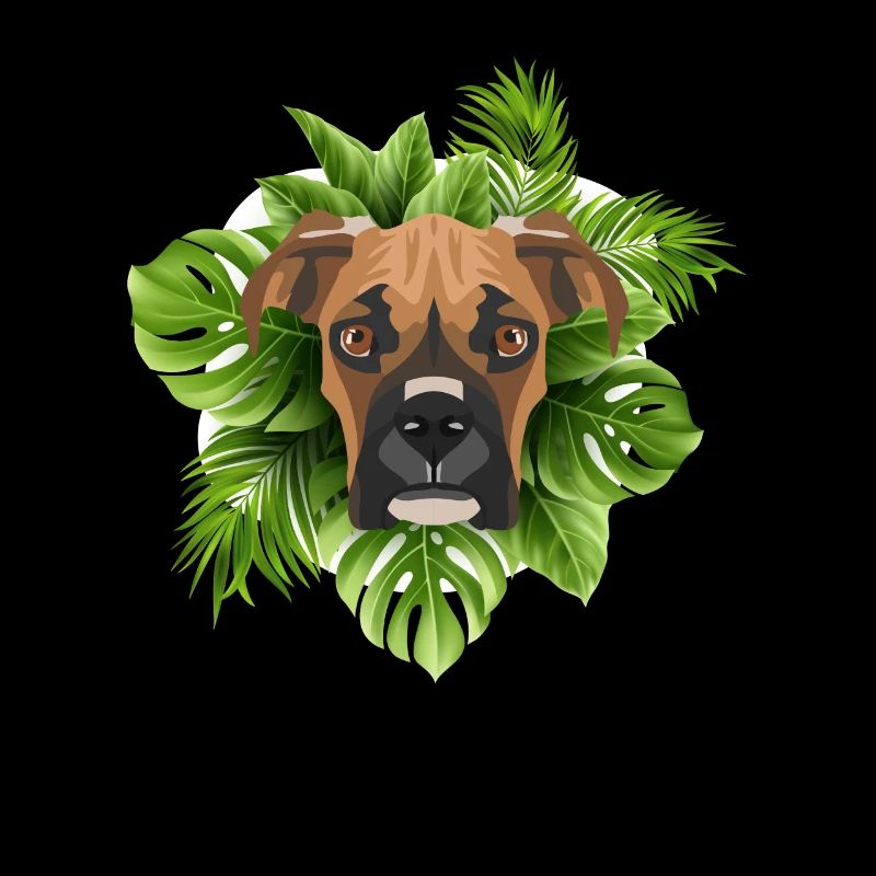 Tropical German Boxer