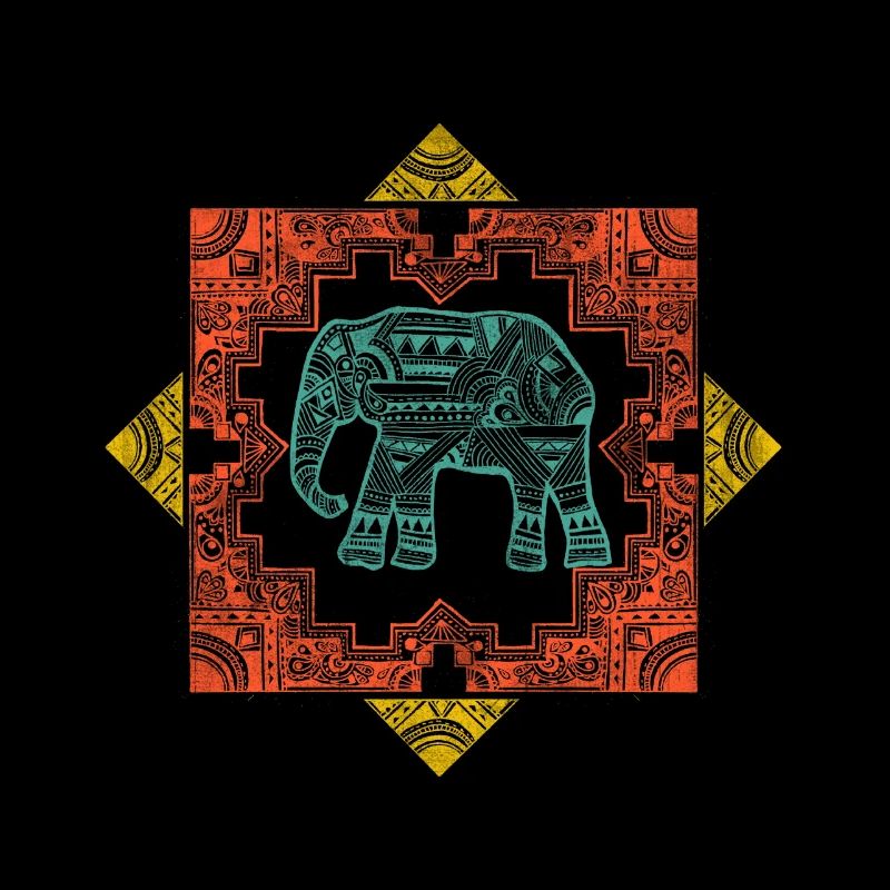 Ethnischer Elefant