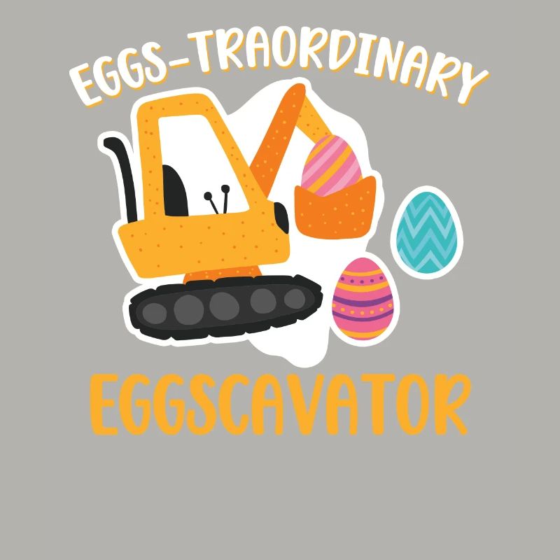 Eggs-traordinary Eggscavator Construction Excavator Excavators