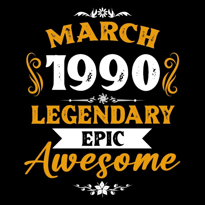 March 1990 Legends Birthday Gift