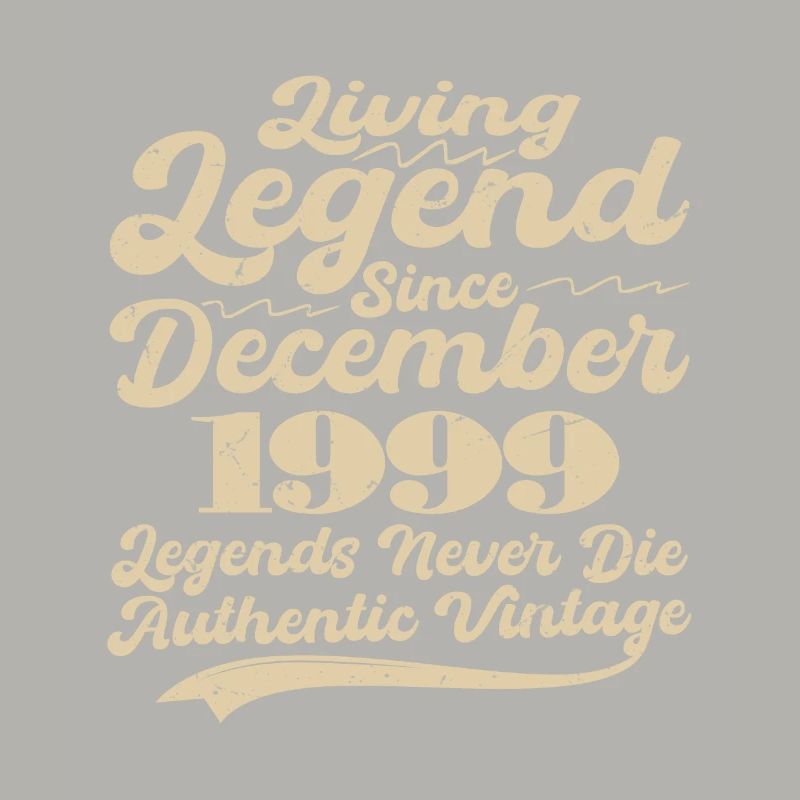 Once upon a time there was a legend. December 1999 Birth